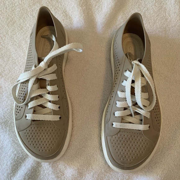 CROCS Shoes - Crocs | Iconic Comfort Perforated Lace-Up Sneaker Size 7